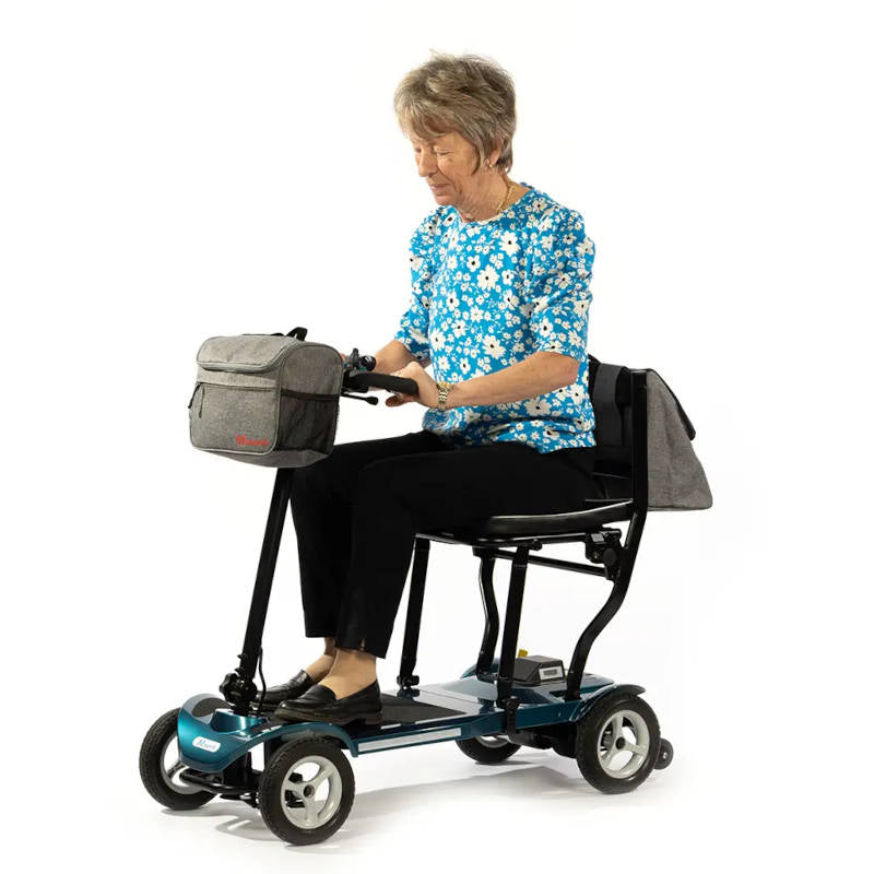 Monarch Air Manual Folding Mobility Scooter Ultra Light Weight Collapsible 125kg Capacity