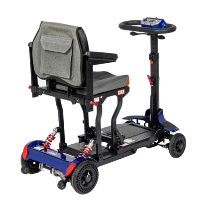 Monarch Genie Manual Folding Mobility Scooter Ultra Light Weight Collapsible 115kg Capacity