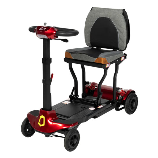 Monarch Genie Manual Folding Mobility Scooter Ultra Light Weight Collapsible 115kg Capacity