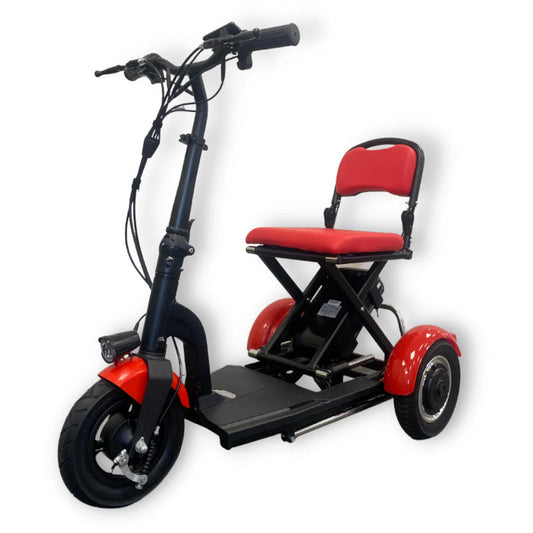 Betty & Bertie Ren Manual Folding Mobility Scooter Light Weight Collapsible 165kg Capacity