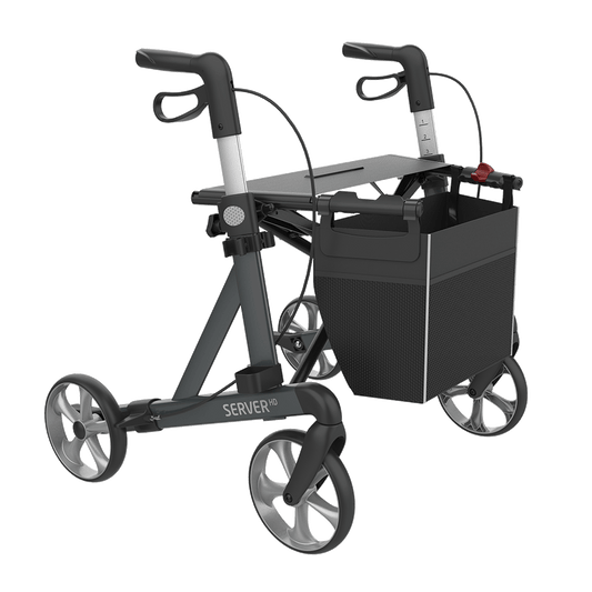 Rehasense SERVER HD Rollator XL-Aluminium Lightweight TPE Wheels