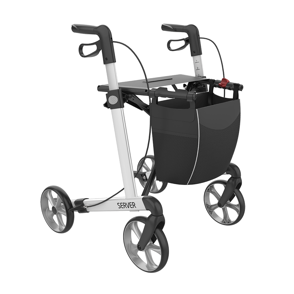 Rehasense SERVER Rollator Aluminium Lightweight TPE Wheels