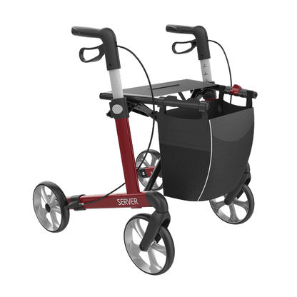 Rehasense SERVER Rollator Aluminium Lightweight TPE Wheels