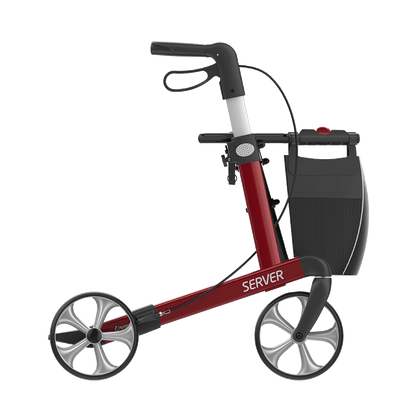 Rehasense SERVER Rollator Aluminium Lightweight TPE Wheels