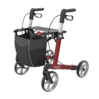 Rehasense SERVER Rollator Aluminium Lightweight TPE Wheels