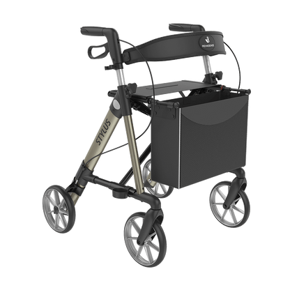 Rehasense STYLUS Rollator Aluminium Lightweight TPE Wheels