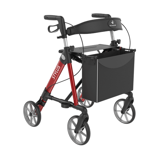 Rehasense STYLUS Rollator Aluminium Lightweight TPE Wheels