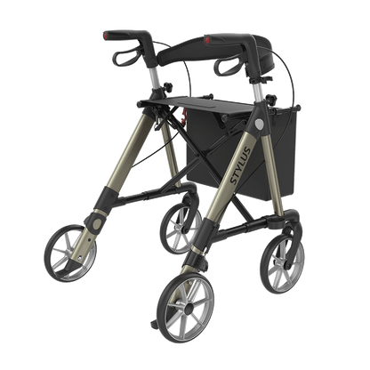 Rehasense STYLUS Rollator Aluminium Lightweight TPE Wheels