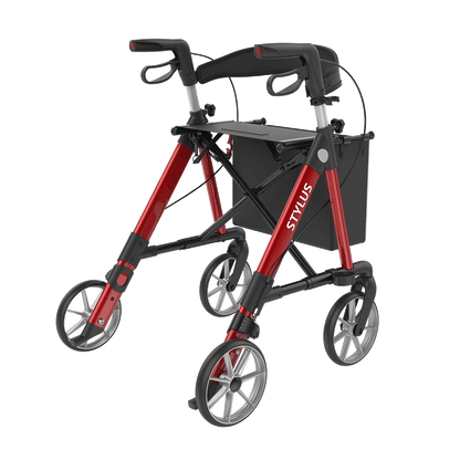 Rehasense STYLUS Rollator Aluminium Lightweight TPE Wheels