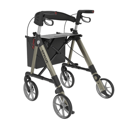 Rehasense STYLUS Rollator Aluminium Lightweight TPE Wheels