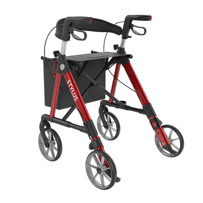 Rehasense STYLUS Rollator Aluminium Lightweight TPE Wheels