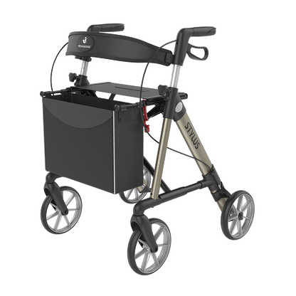 Rehasense STYLUS Rollator Aluminium Lightweight TPE Wheels