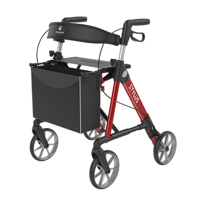 Rehasense STYLUS Rollator Aluminium Lightweight TPE Wheels