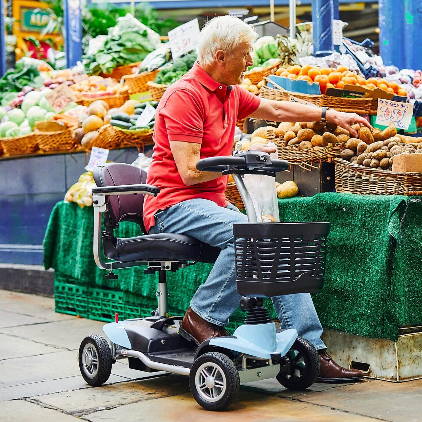 Motion Healthcare Evolite Mobility Scooter 4mph 115kg/18st 9miles/15km