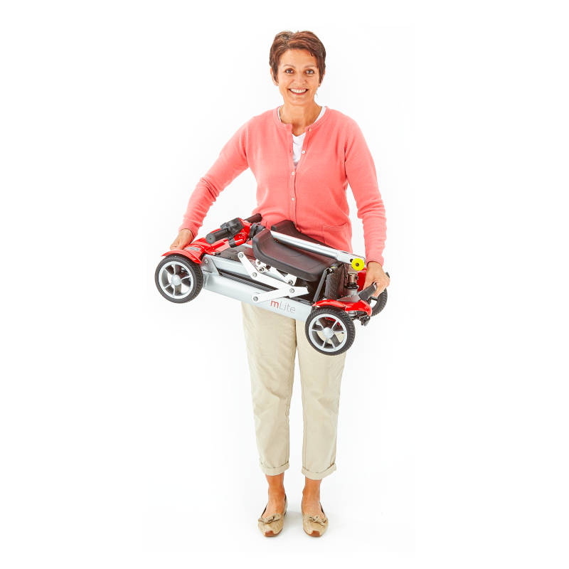 Motion Healthcare mLite Mobility Scooter Folding Travel 4mph 115kg/18st 9miles/15km