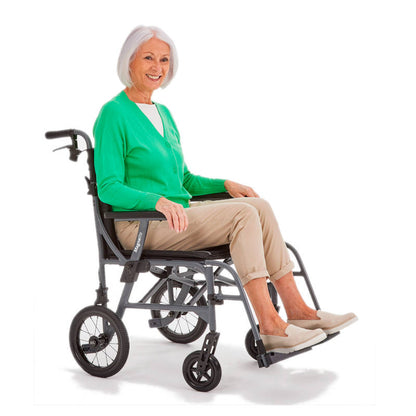 Motion Healthcare Magnelite Transit Wheelchair Folding 125kg/19st